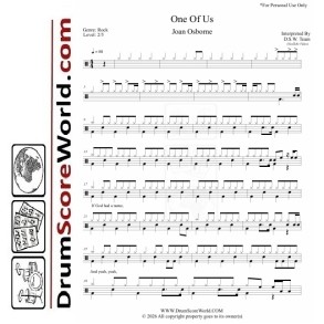 Joan Osborne - One Of Us | Drum Sheet